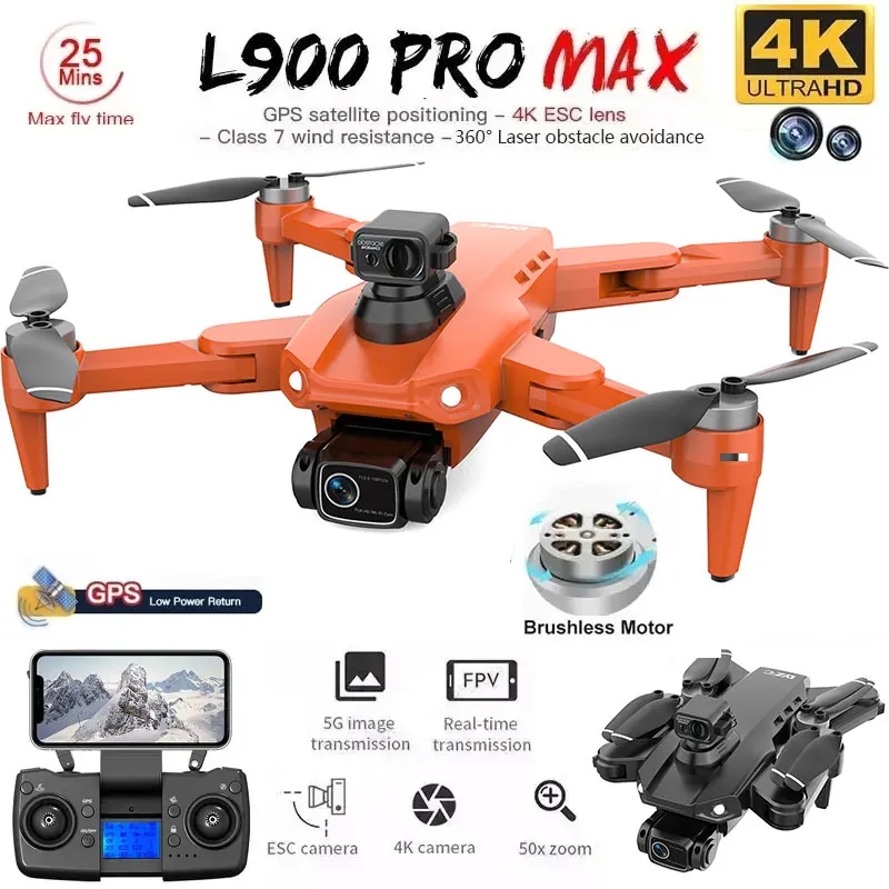 Drone Kit Professional - L900 Pro MAX GPS โดรน 4K