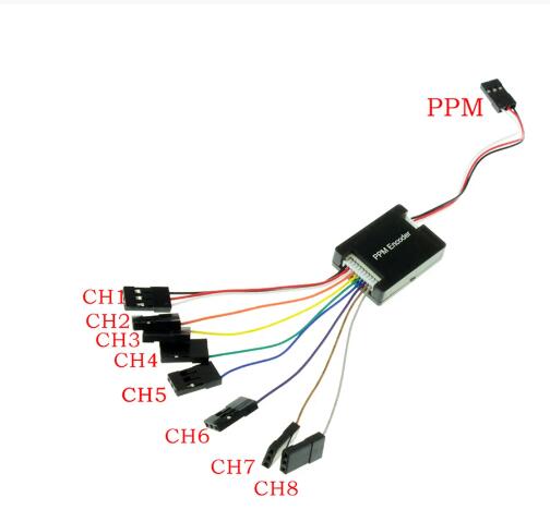 Drone Kit Hexacopter - PWM ถึง PPM Encoder Switcher สำหรับ