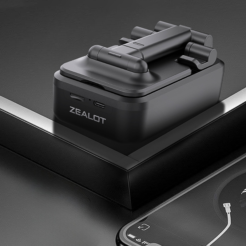 Holy Stone Drone Hs175 - ZEALOT Z7 ลําโพงไร้สายพร้อมที่วางโทรศัพท์,ลําโพงซับวูฟเฟอร์แบบพกพากลางแจ้งกันน้ํา IPX 5,แบตเตอรี่ 1200mAh