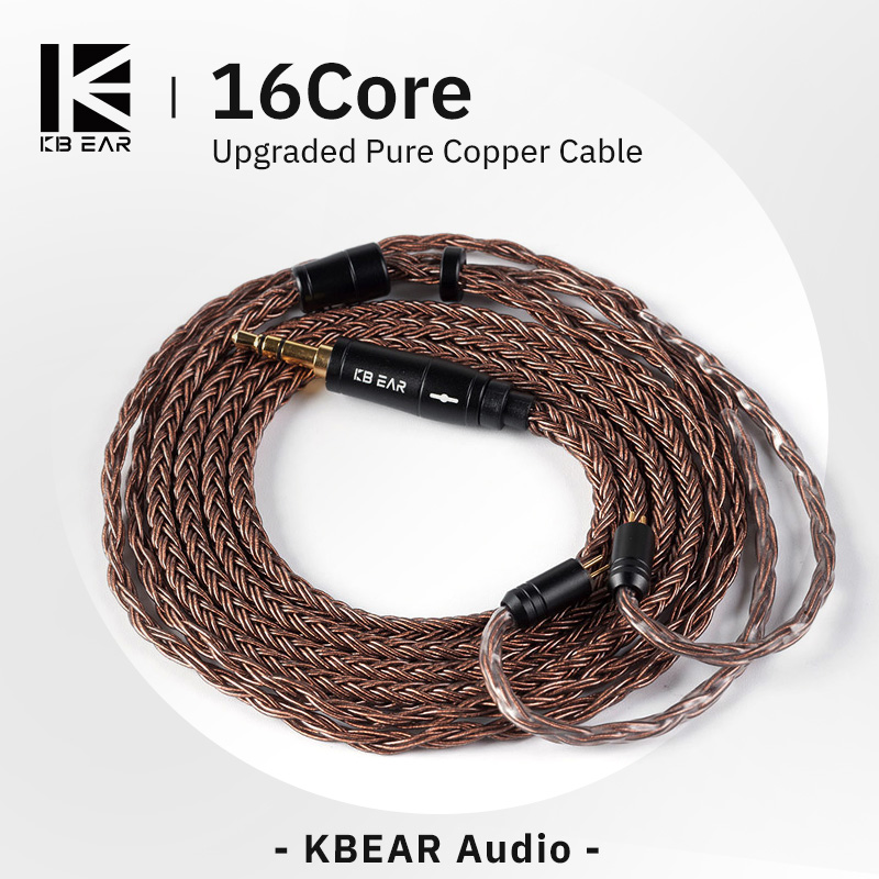 Eachine Drone E010 - KBEAR 16 Core ทองแดงบริสุทธิ์สายหูฟัง 2PIN/MMCX/QDC หูฟัง