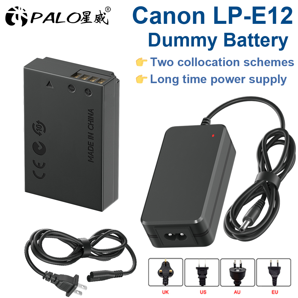 Canon Camera Eos M50 Mark Ii - LP-E12 LPE12แบตเตอรี่เลียนแบบ DR E12 DC Coupler