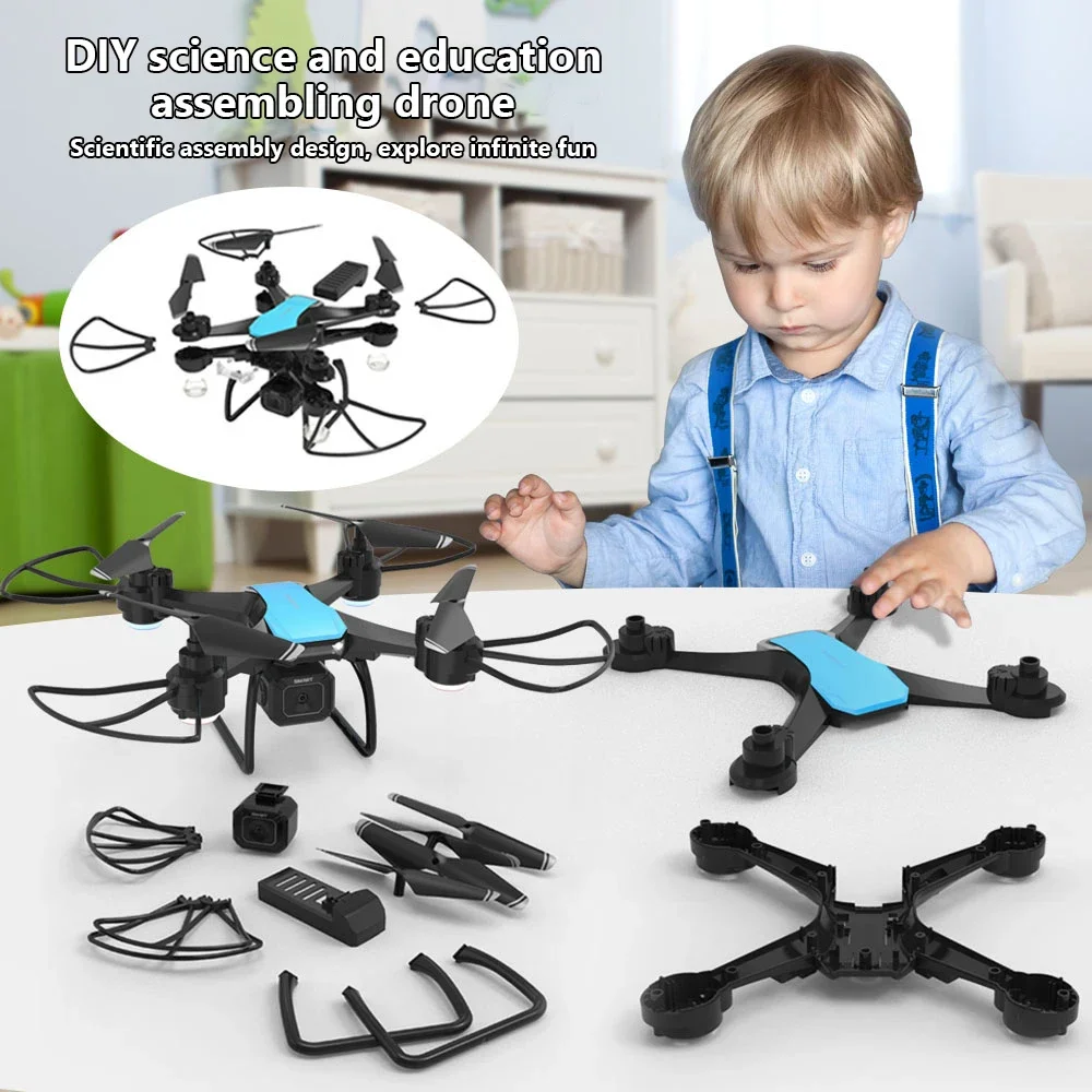 Drone Kit With Camera - โดรน JJRC H108 ประกอบเองได้ ฝึกการใช้งาน โดรนขนาดเล็ก