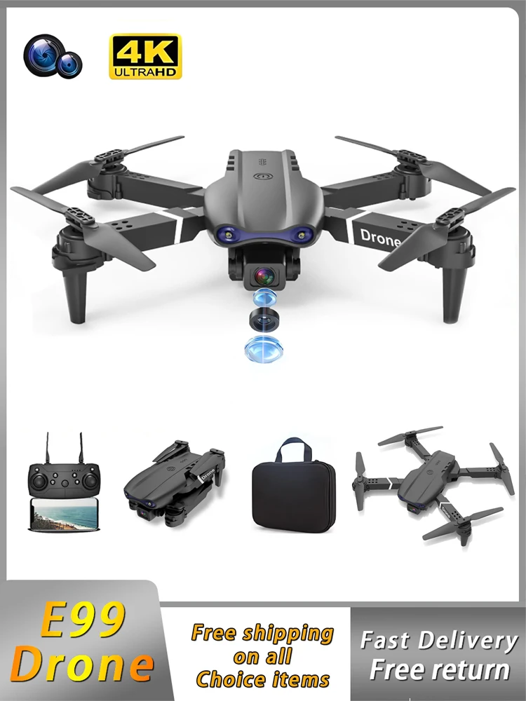 Eachine Drone E58 - E99 พับ Drone Quadcopter รีโมทคอนโทรลจับเครื่องบินสี่แกน HD