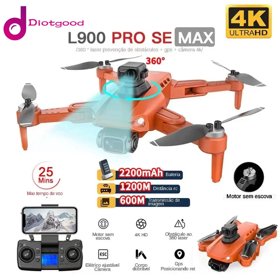 Jjrc Drone X12 - L900จีพีเอสโปร /se/max พร้อมกล้อง ESC ระดับมืออาชีพ4K HD