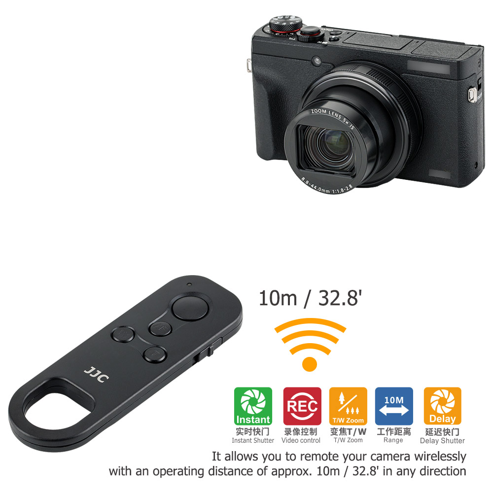 Canon Camera Eos R50 - JJC BR-E1 รีโมทคอนโทรลบลูทูธสำหรับ Canon PowerShot V1