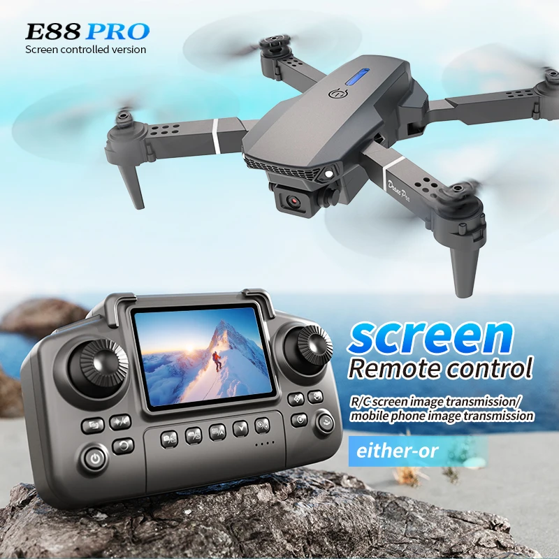 Professional E88 PRO Drone หน้ - Drone Kit Professional บทวิจารณ์และราคา