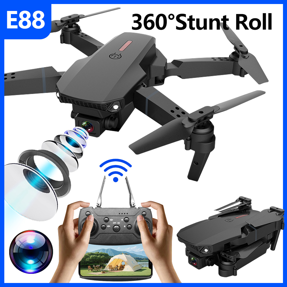 E88 Mini Drone UAV 360 องศาหมุ - Eachine Drone E58 บทวิจารณ์และราคา