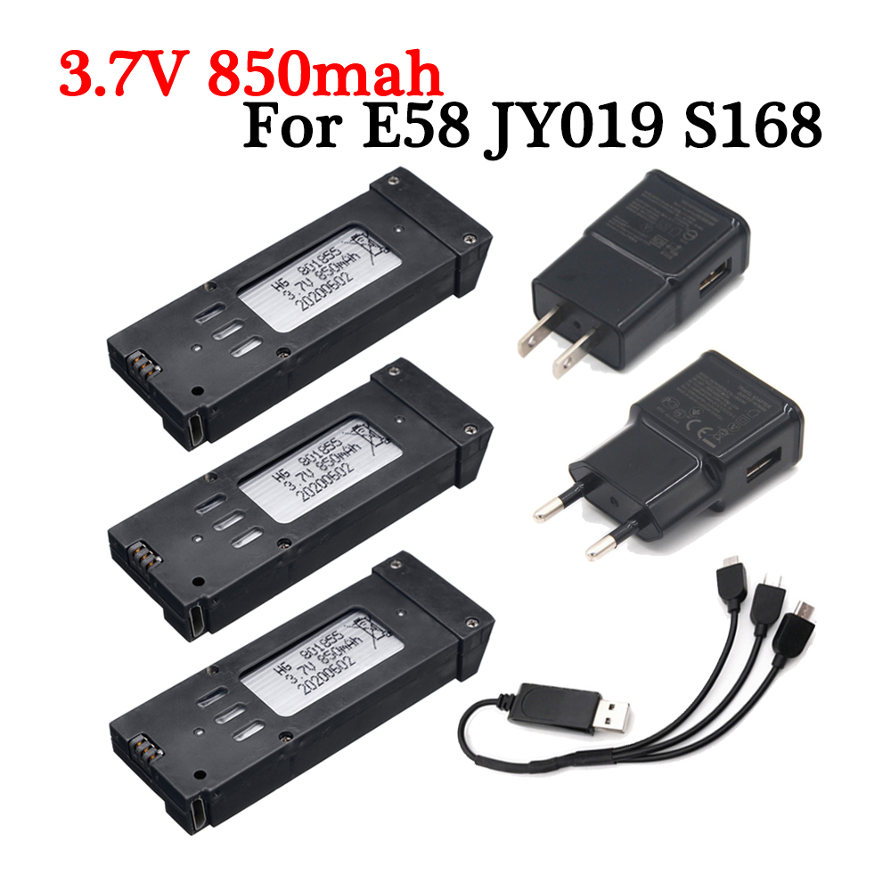 รุ่นอัพเกรด 3.7V 850mah แบตเตอ - Eachine Drone E58 บทวิจารณ์และราคา