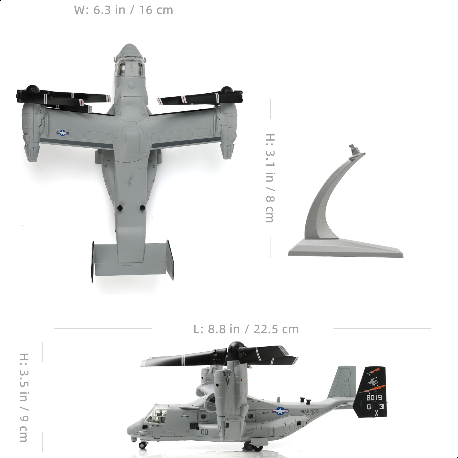NUOTIE 1/72 US Navy VMMT-204 V - Jjrc Drone X12 บทวิจารณ์และราคา