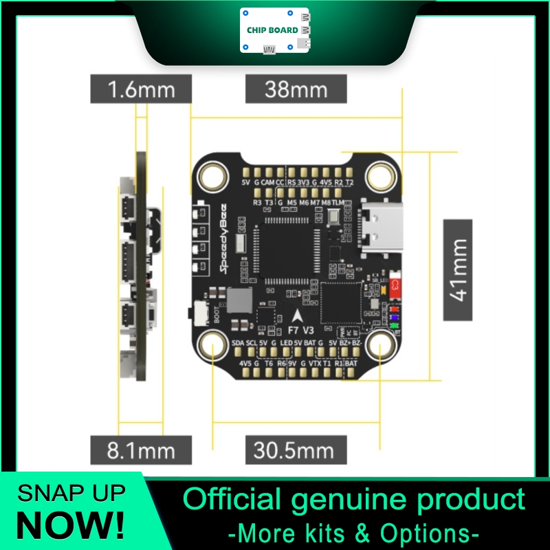 SpeedyBee F7 V3 Drone FC, บลูท - Betaflight Fc F7 บทวิจารณ์และราคา