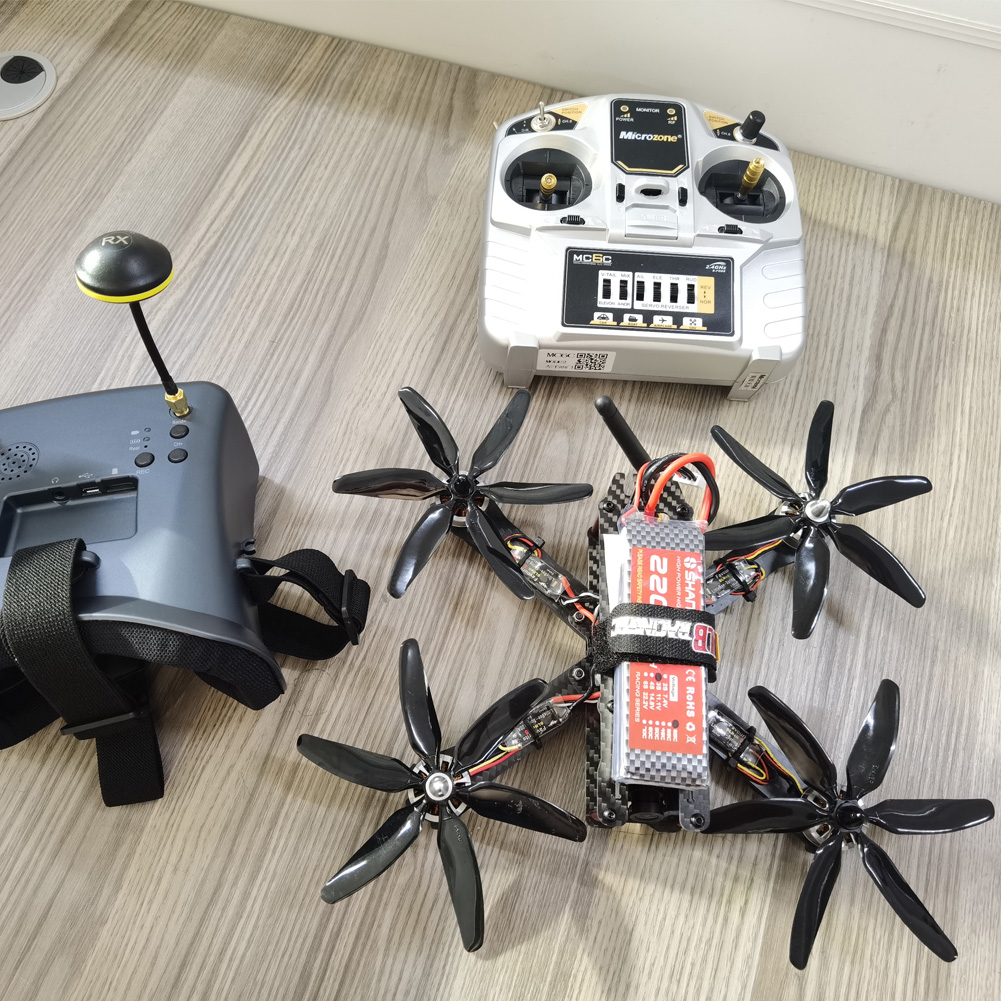 10Pcs 504060 5X4X6 6-ใบมีดสีเด - Drone Kit Octocopter บทวิจารณ์และราคา