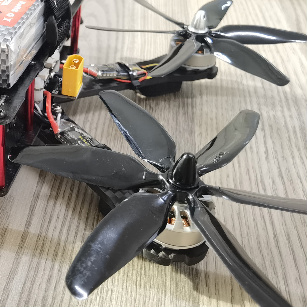 10Pcs 504060 5X4X6 6-ใบมีดสีเด - Drone Kit Octocopter บทวิจารณ์และราคา