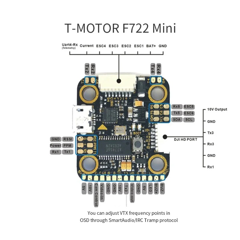 T-Motor MINI F7 FC & F45A 4in1 - Betaflight Fc F7 บทวิจารณ์และราคา