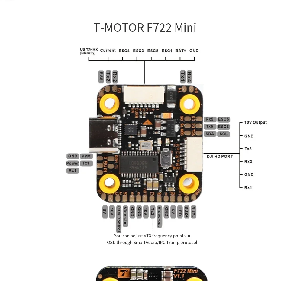 T-Motor MINI F7 FC & F45A 4in1 - Betaflight Fc F7 บทวิจารณ์และราคา